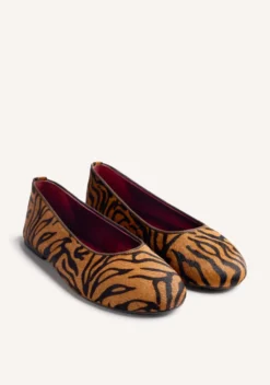 BAILARINAS PIEL ESTAMPADO ANIMAL CHOKIO