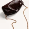 BOLSO BANDOLERA MARRÓN EFECTO ARRUGADO