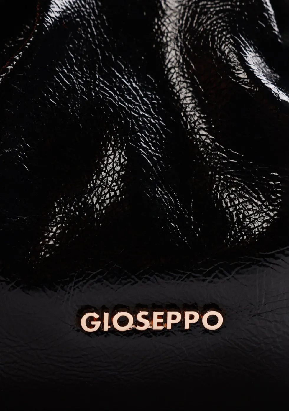 BOLSO BANDOLERA NEGRO EFECTO ARRUGADO