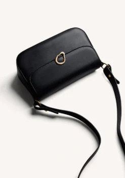 BOLSO BANDOLERA NEGRO HEBILLA