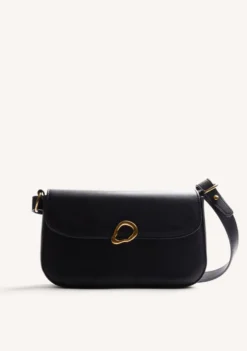 BOLSO BANDOLERA NEGRO HEBILLA