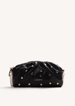 BOLSO BANDOLERA NEGRO TACHAS
