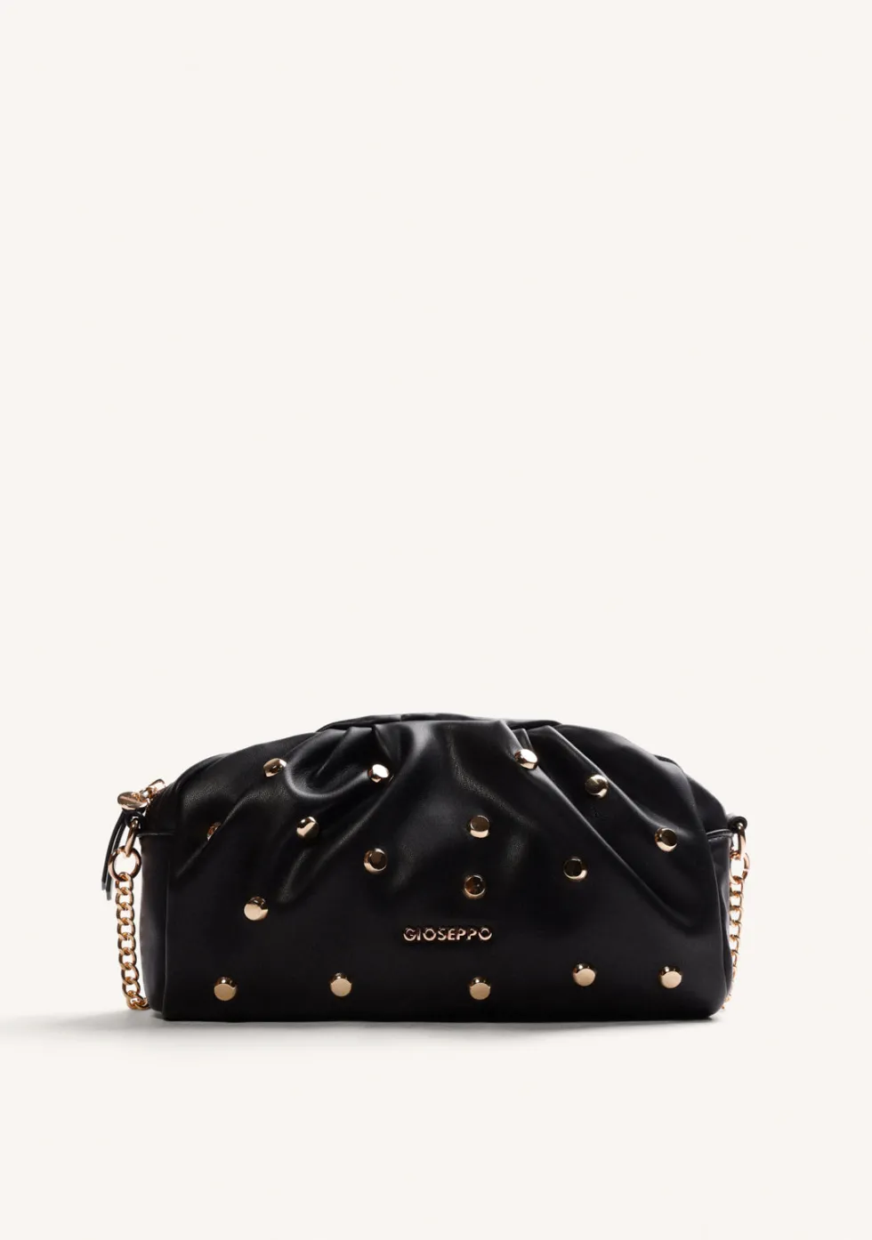 BOLSO BANDOLERA NEGRO TACHAS