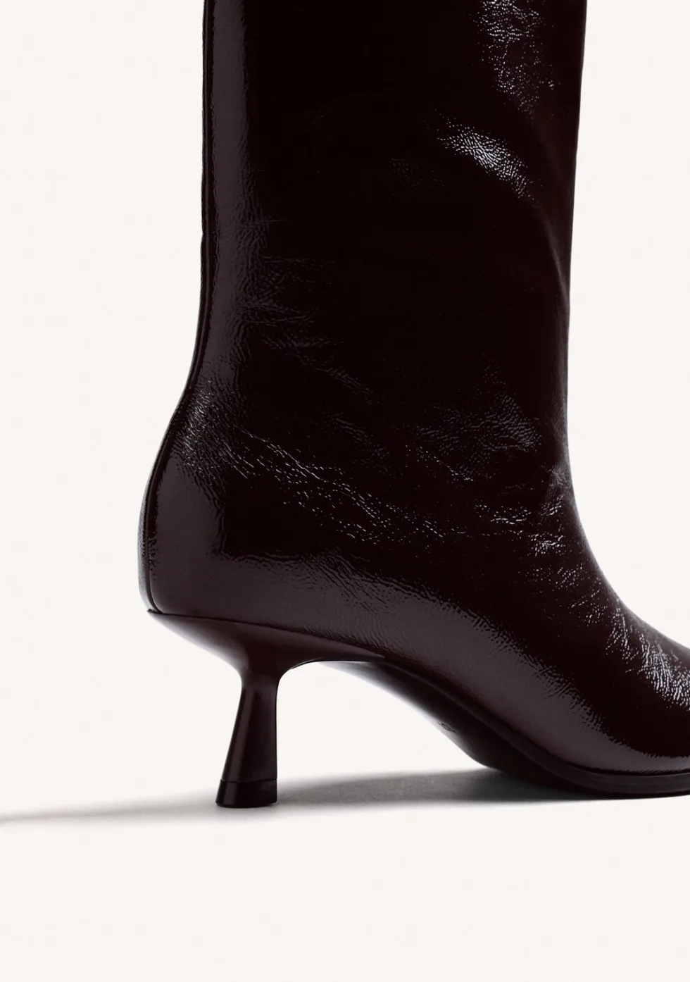 BOTAS ALTAS BURDEOS KITTEN
