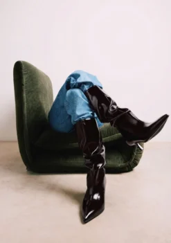 BOTAS ALTAS BURDEOS KITTEN