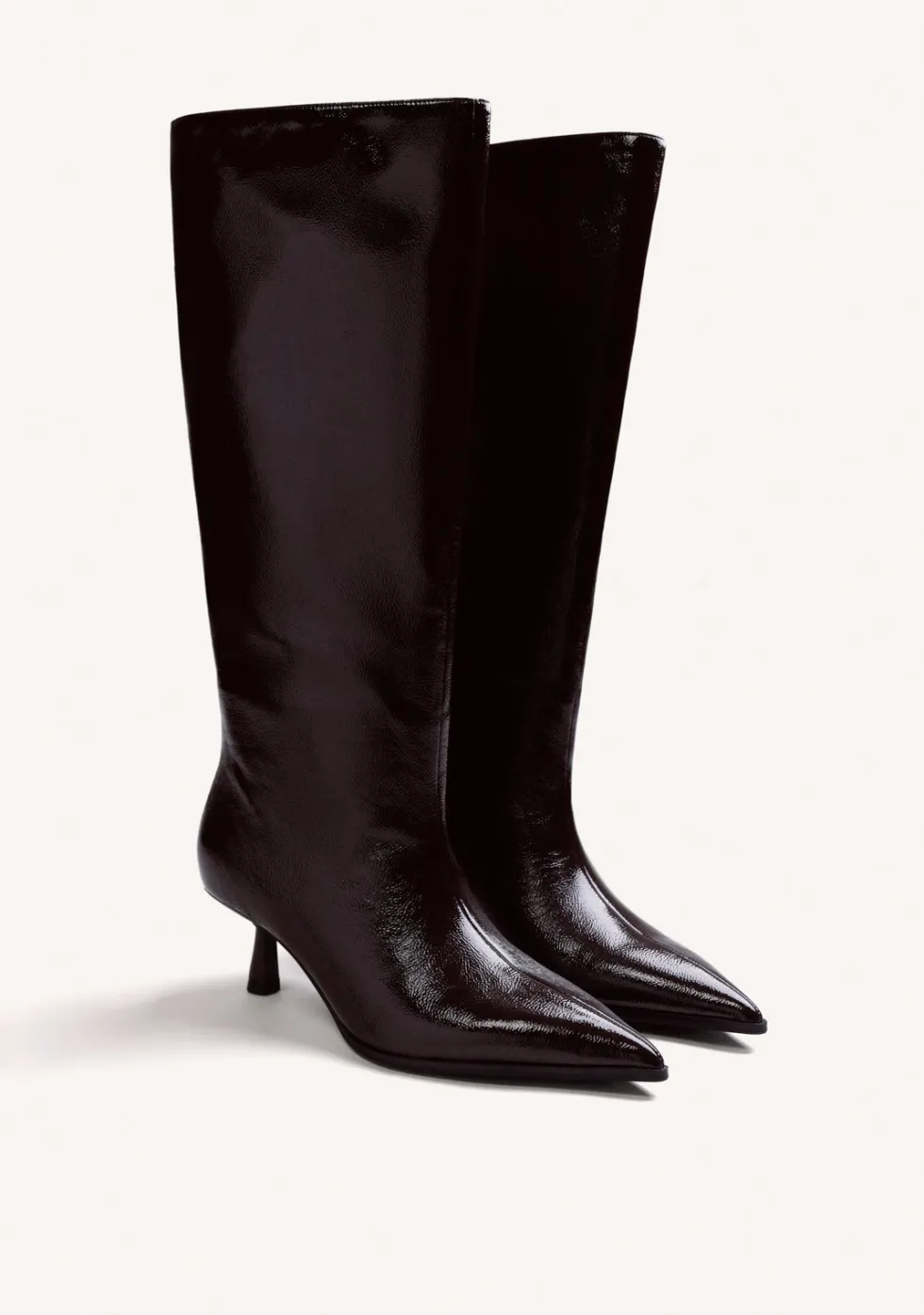BOTAS ALTAS BURDEOS KITTEN