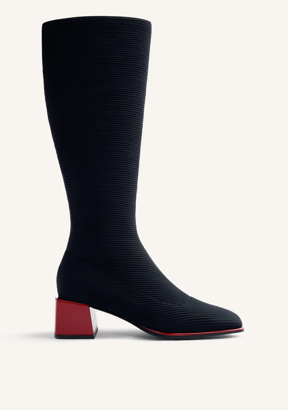 BOTAS ALTAS ELÁSTICAS NEGRO