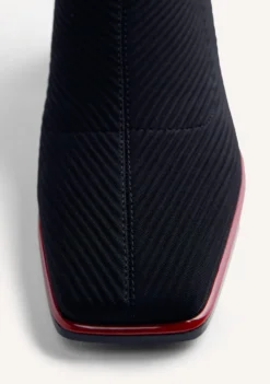 BOTAS ALTAS ELÁSTICAS NEGRO