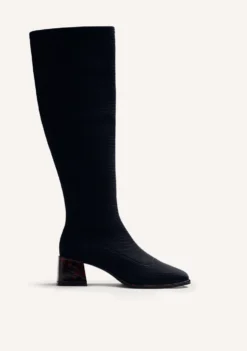 BOTAS ALTAS NEGRO ELÁSTICAS
