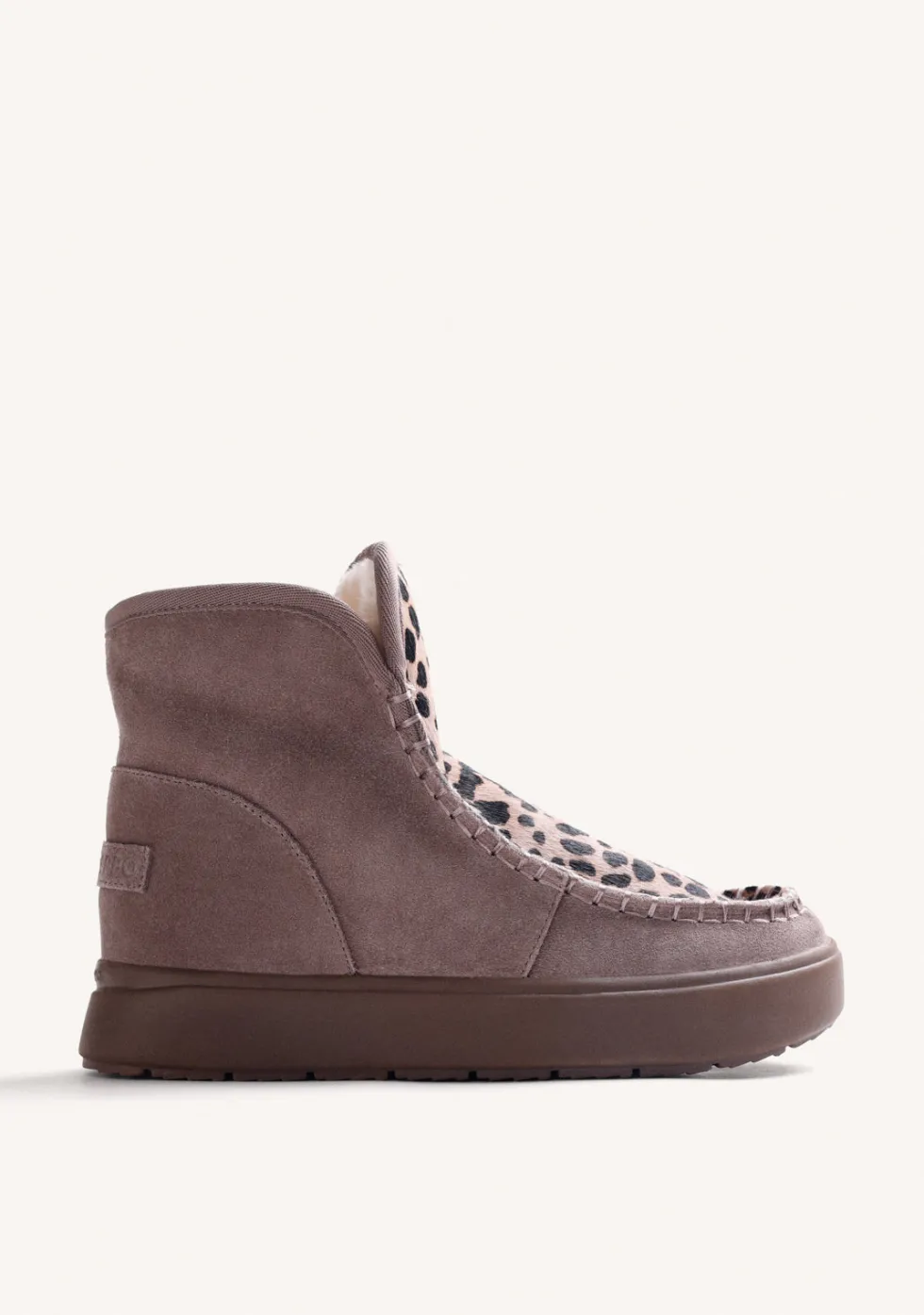 BOTAS AUSTRALIANAS TAUPE PIEL ESTAMPADO ANIMAL