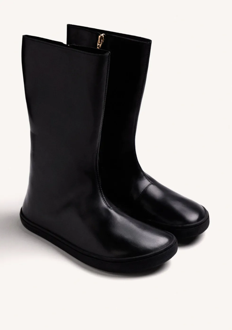 BOTAS BAREFOOT NEGRO PIEL