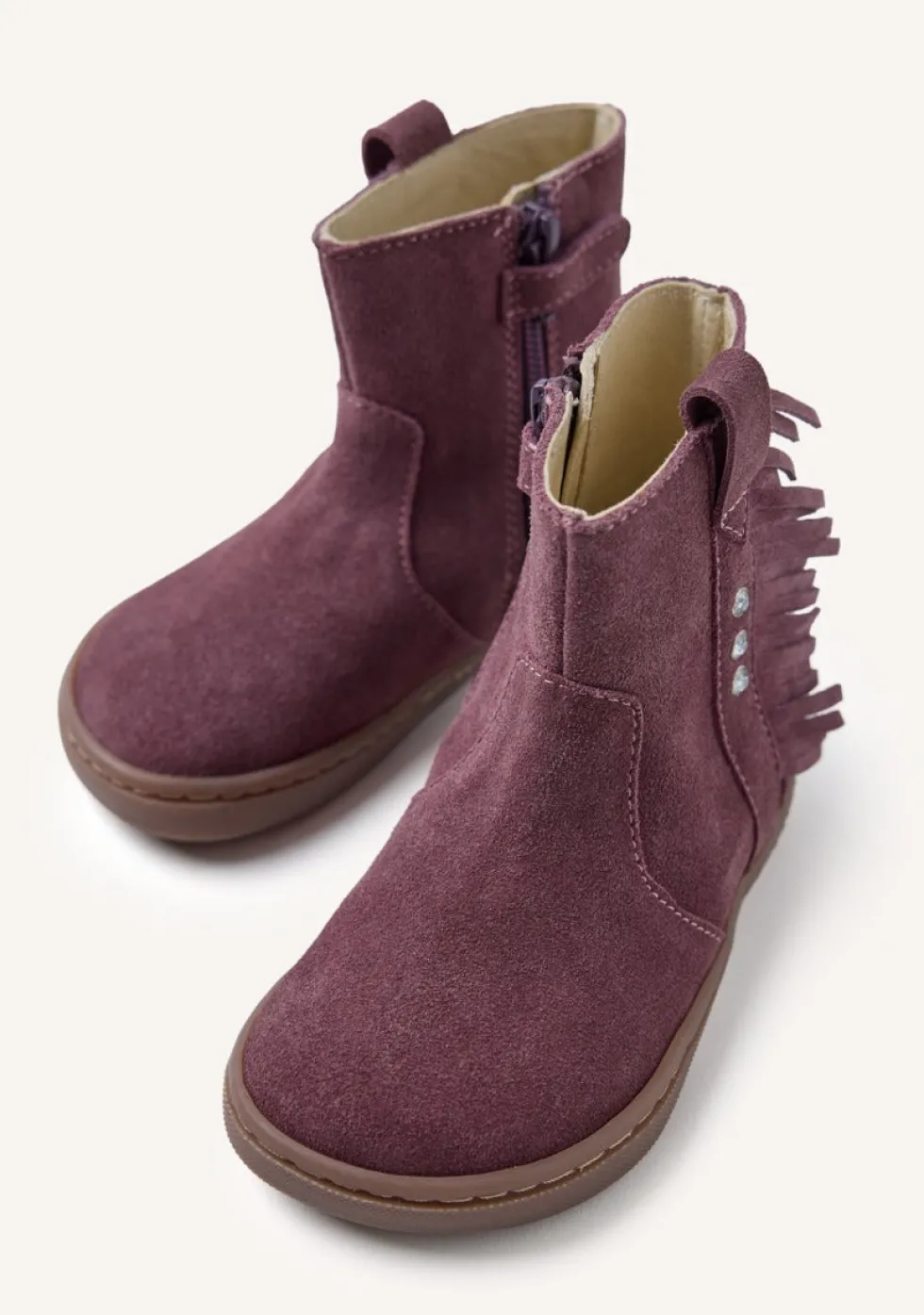 BOTAS BAREFOOT PIEL SERRAJE FLECOS ESTRAL