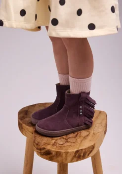 BOTAS BAREFOOT PIEL SERRAJE FLECOS ESTRAL
