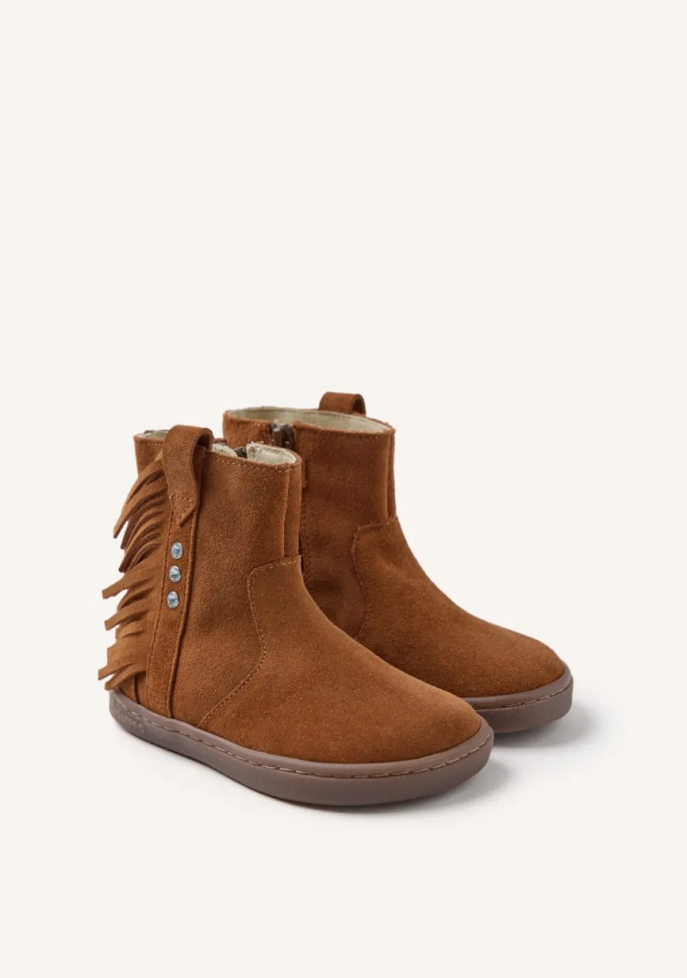 BOTAS BAREFOOT PIEL SERRAJE FLECOS ESTRAL