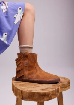 BOTAS BAREFOOT PIEL SERRAJE FLECOS ESTRAL