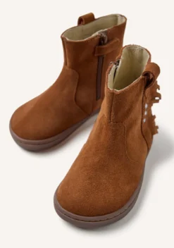 BOTAS BAREFOOT PIEL SERRAJE FLECOS ESTRAL