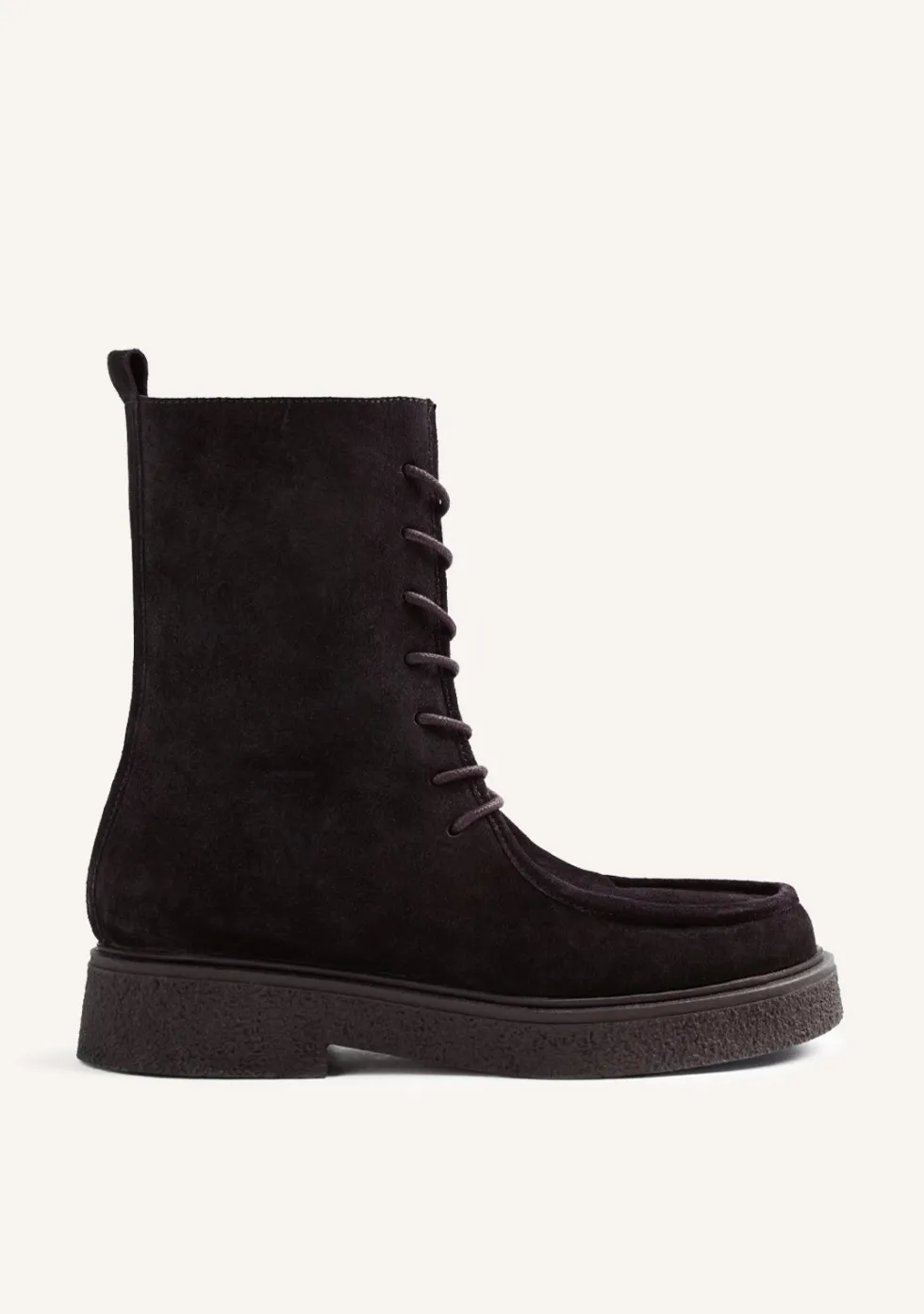 BOTAS MARRON ESTILO MILITAR PIEL