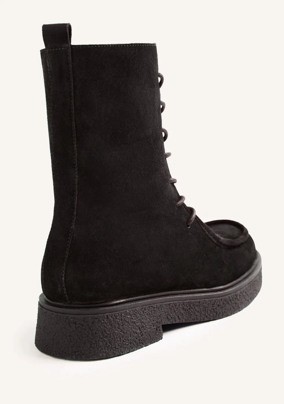 BOTAS MARRON ESTILO MILITAR PIEL
