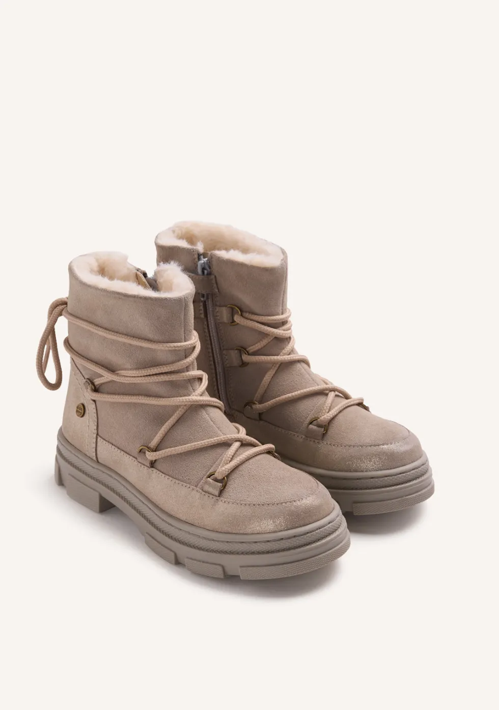 BOTAS OFF-WHITE PIEL