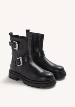 BOTAS PIEL CON CREMALLERA