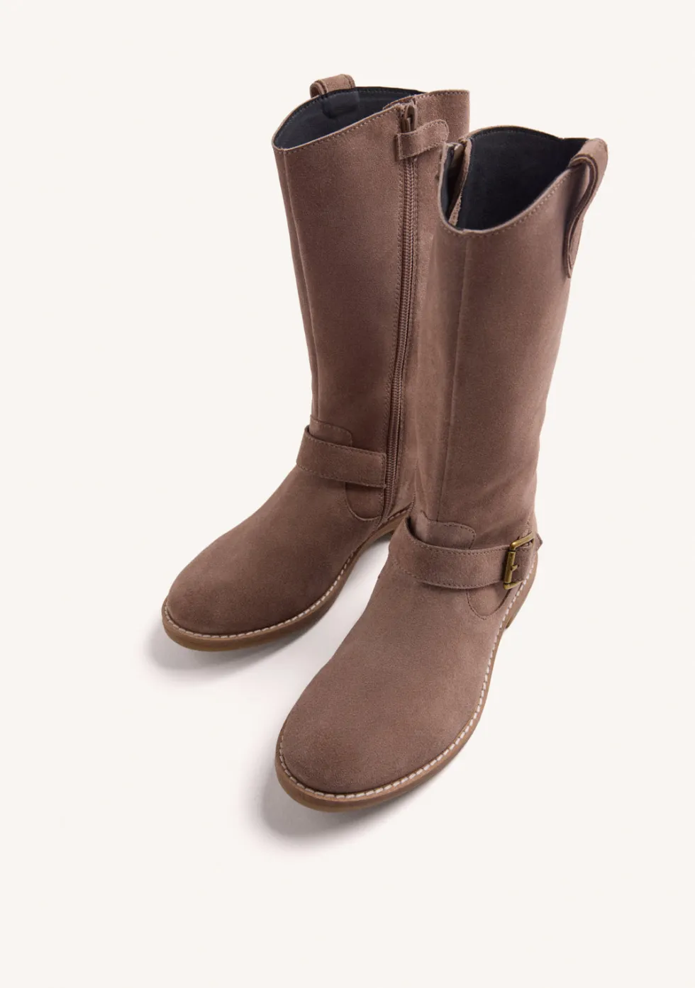 BOTAS TAUPE PIEL CLÁSICAS