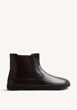 BOTINES BAREFOOT MARRÓN PIEL