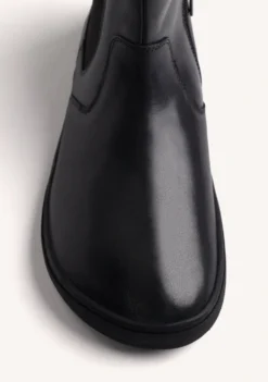 BOTINES BAREFOOT NEGRO PIEL