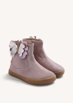 BOTINES BAREFOOT PIEL CON MARIPOSA