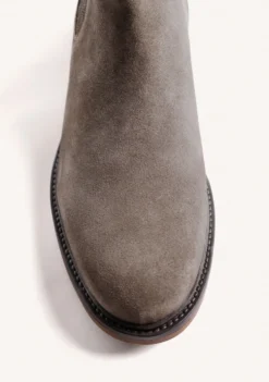 BOTINES CHELSEA TAUPE PIEL
