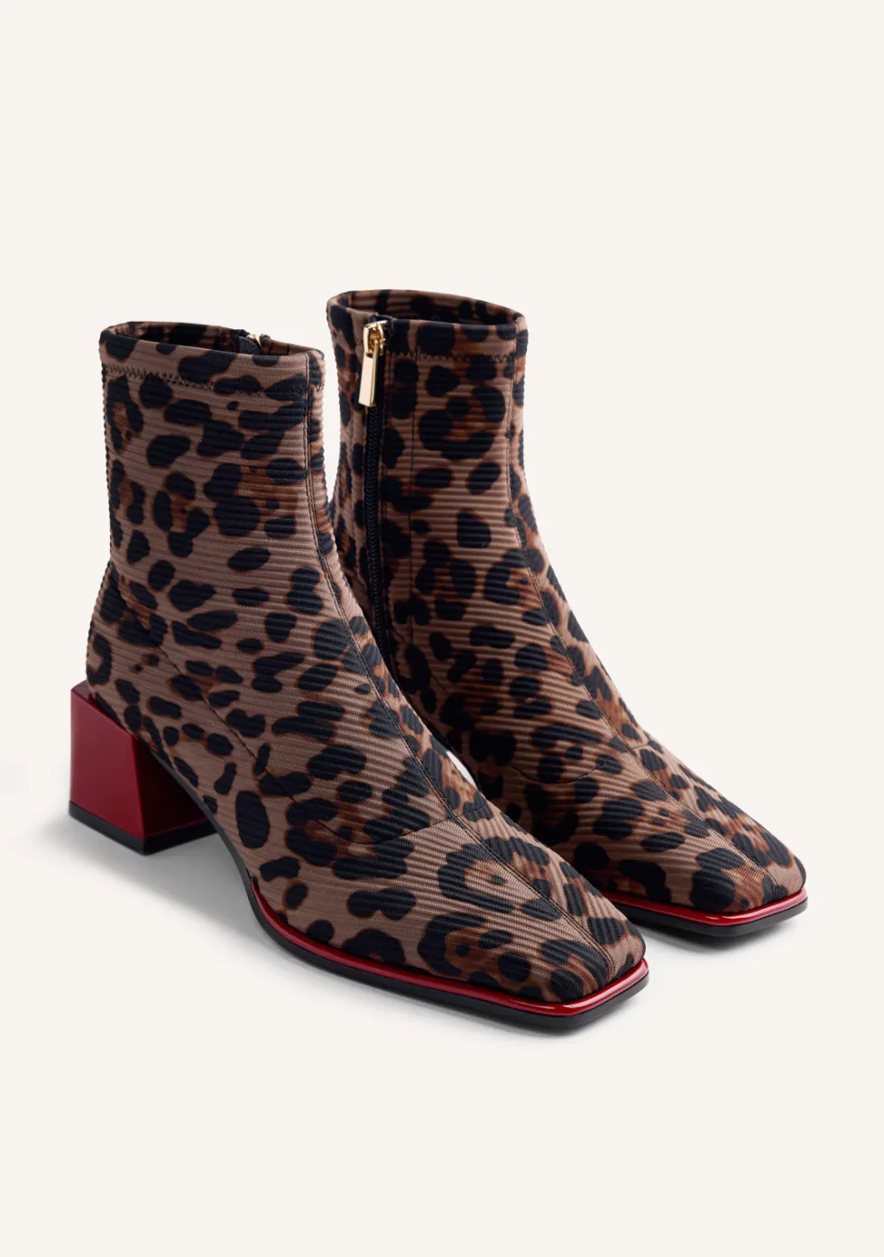 BOTINES ESTAMPADO ANIMAL ELÁSTICOS