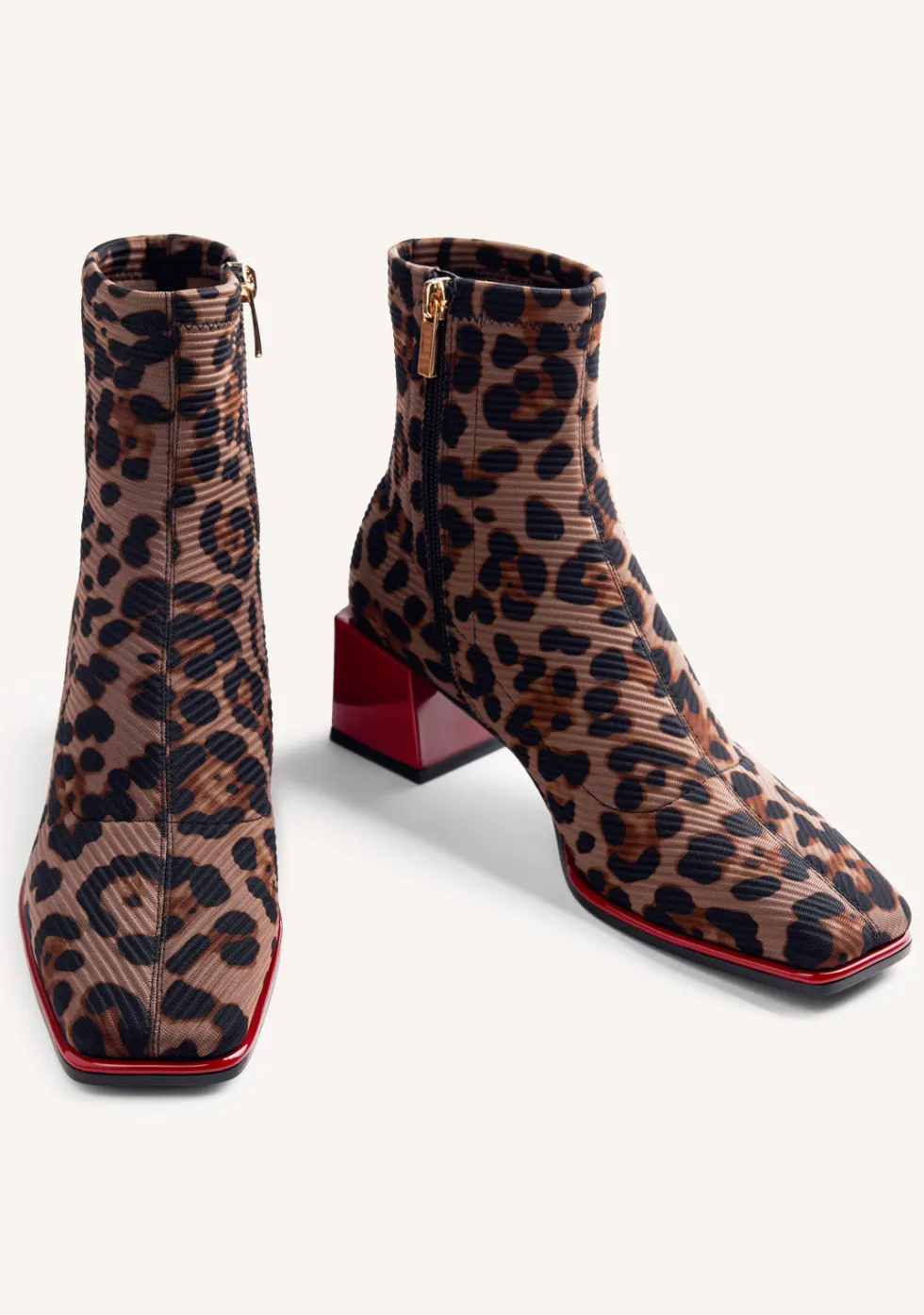 BOTINES ESTAMPADO ANIMAL ELÁSTICOS