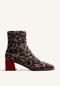 BOTINES ESTAMPADO ANIMAL ELÁSTICOS