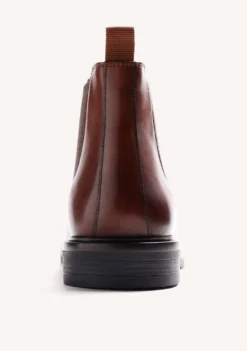 BOTINES MARRÓN CHELSEA PIEL