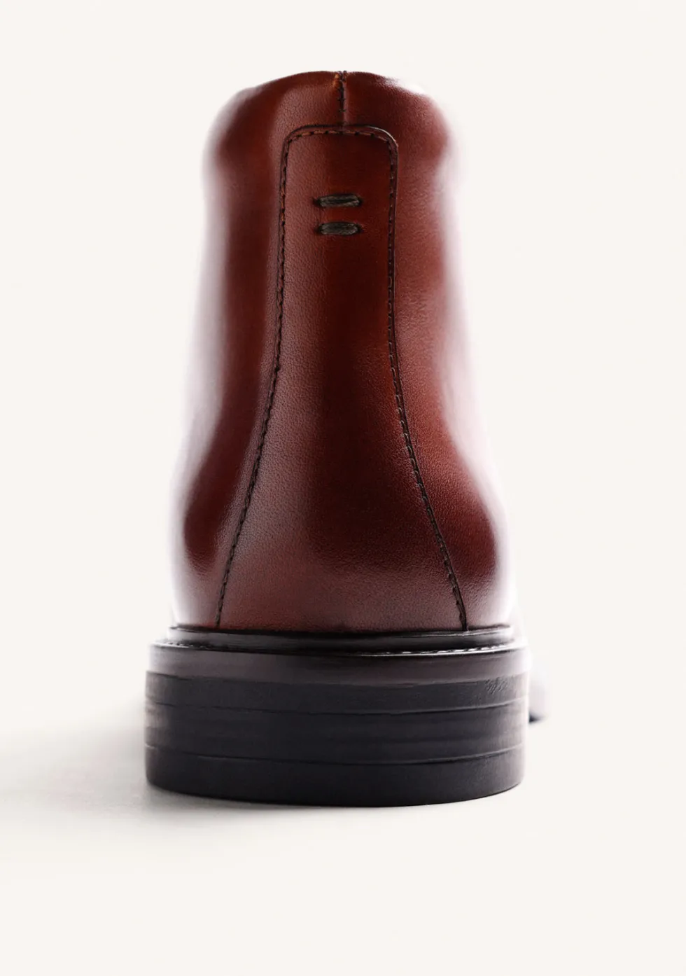 BOTINES MARRÓN PIEL