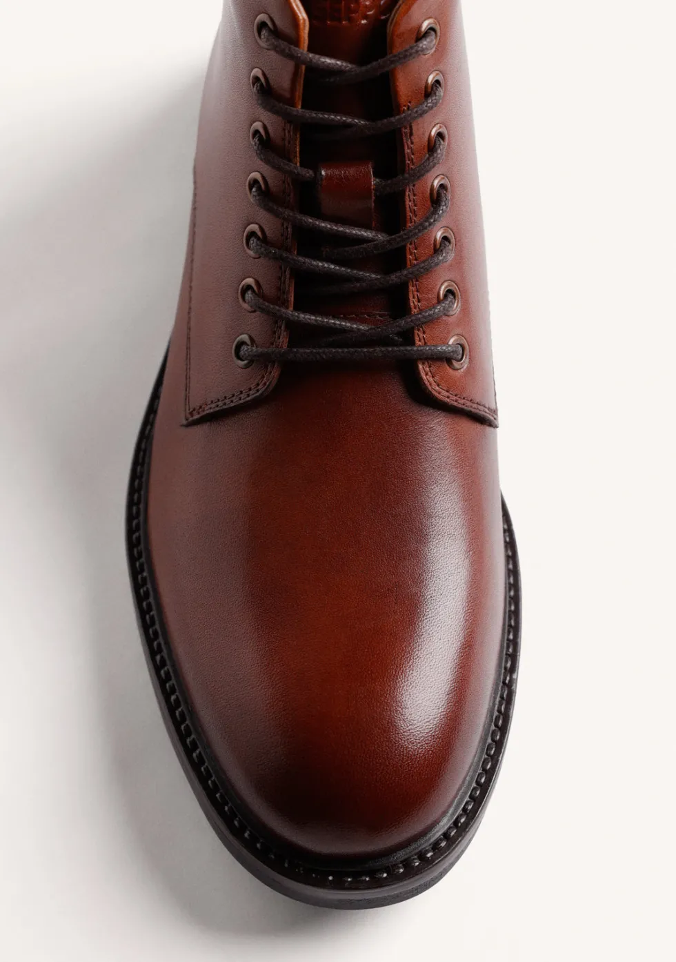 BOTINES MARRÓN PIEL