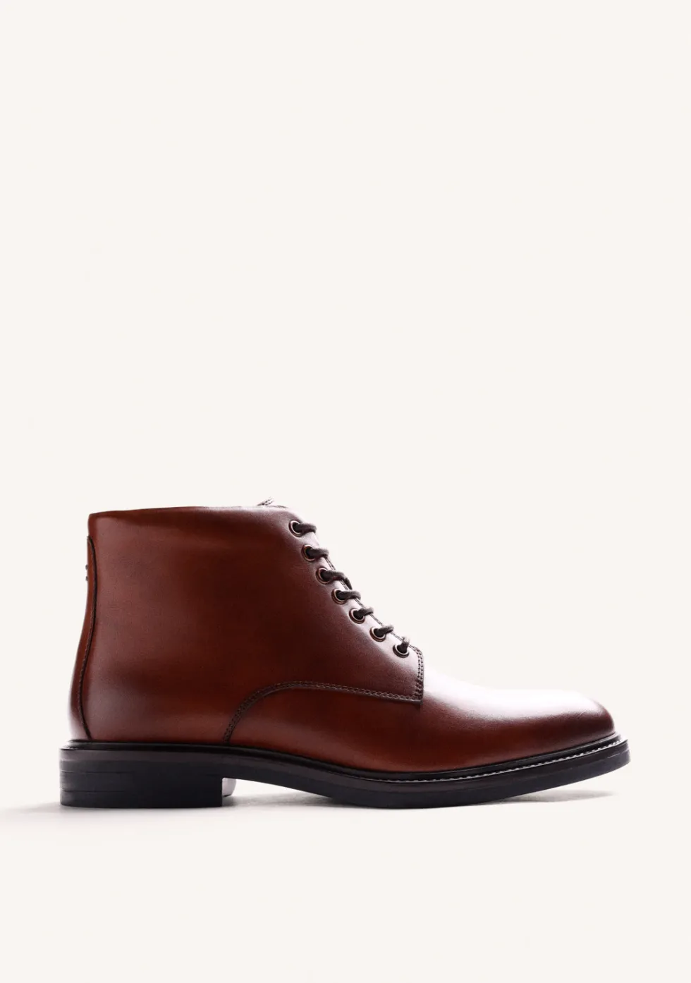 BOTINES MARRÓN PIEL