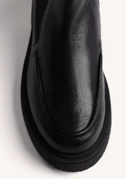 BOTINES NEGRO CHELSEA PIEL
