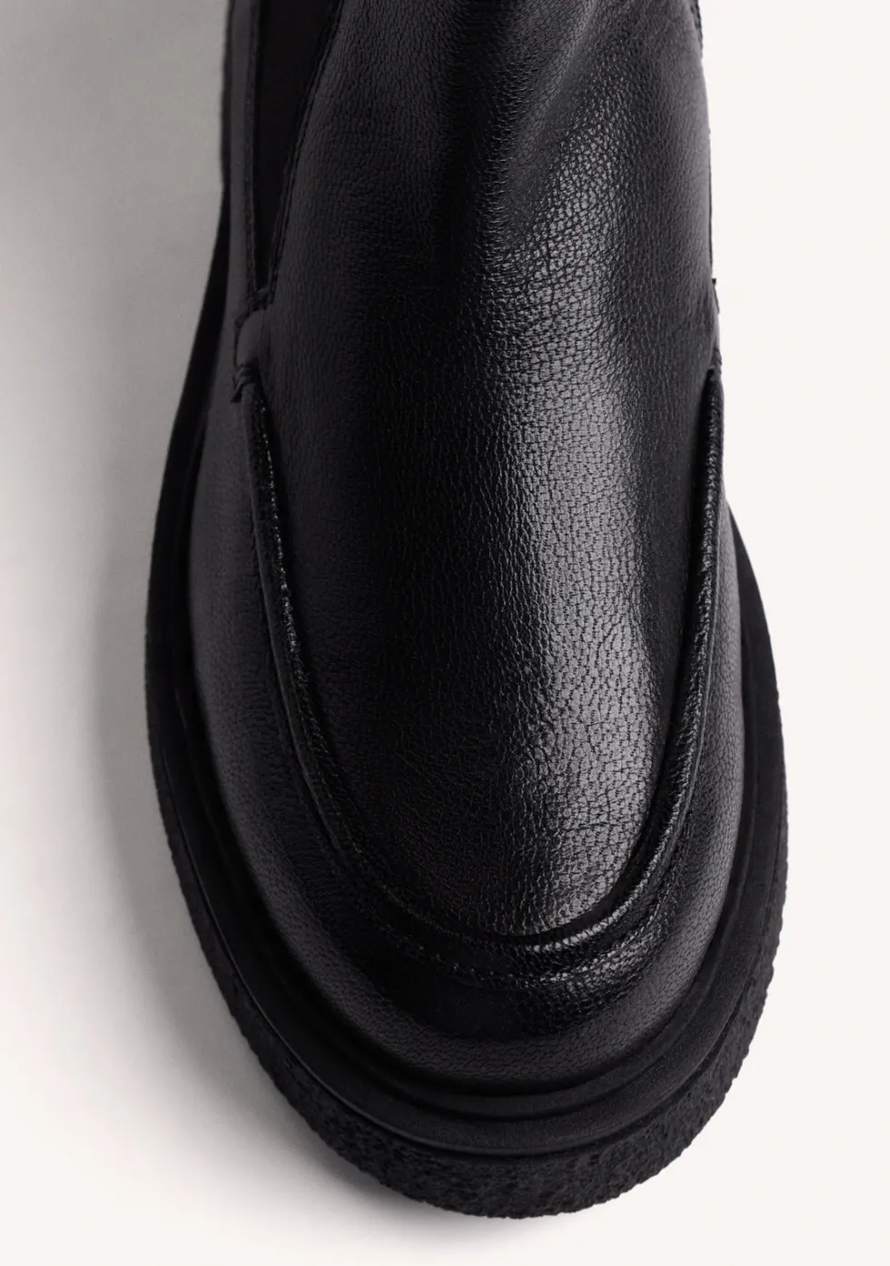 BOTINES NEGRO CHELSEA PIEL