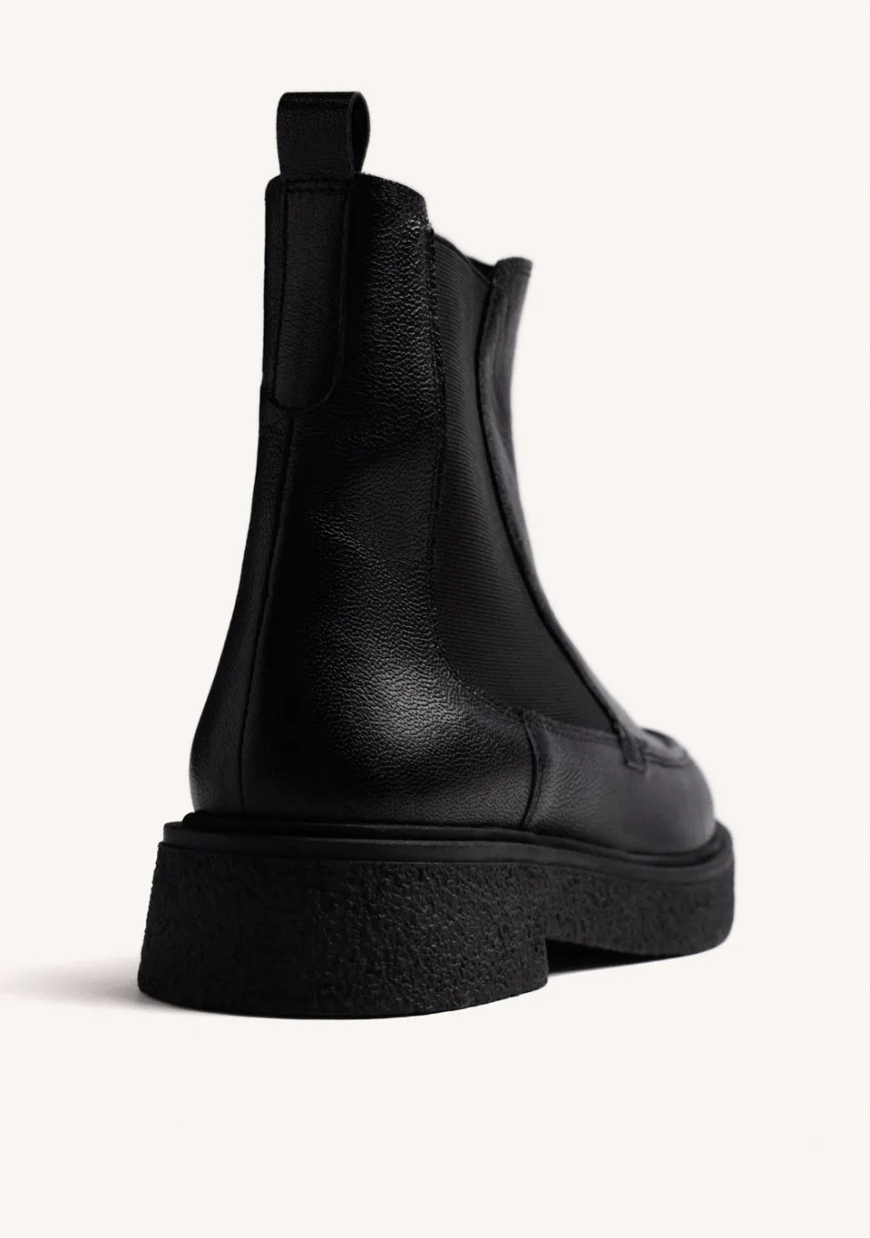 BOTINES NEGRO CHELSEA PIEL