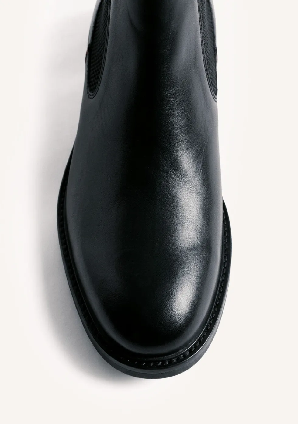 BOTINES NEGRO CHELSEA PIEL