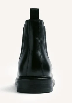 BOTINES NEGRO CHELSEA PIEL