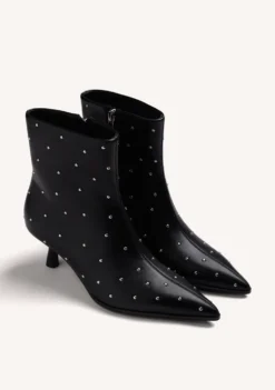 BOTINES NEGRO TACHAS KITTEN