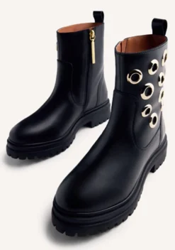 BOTINES PIEL OLLADOS ONAMIA