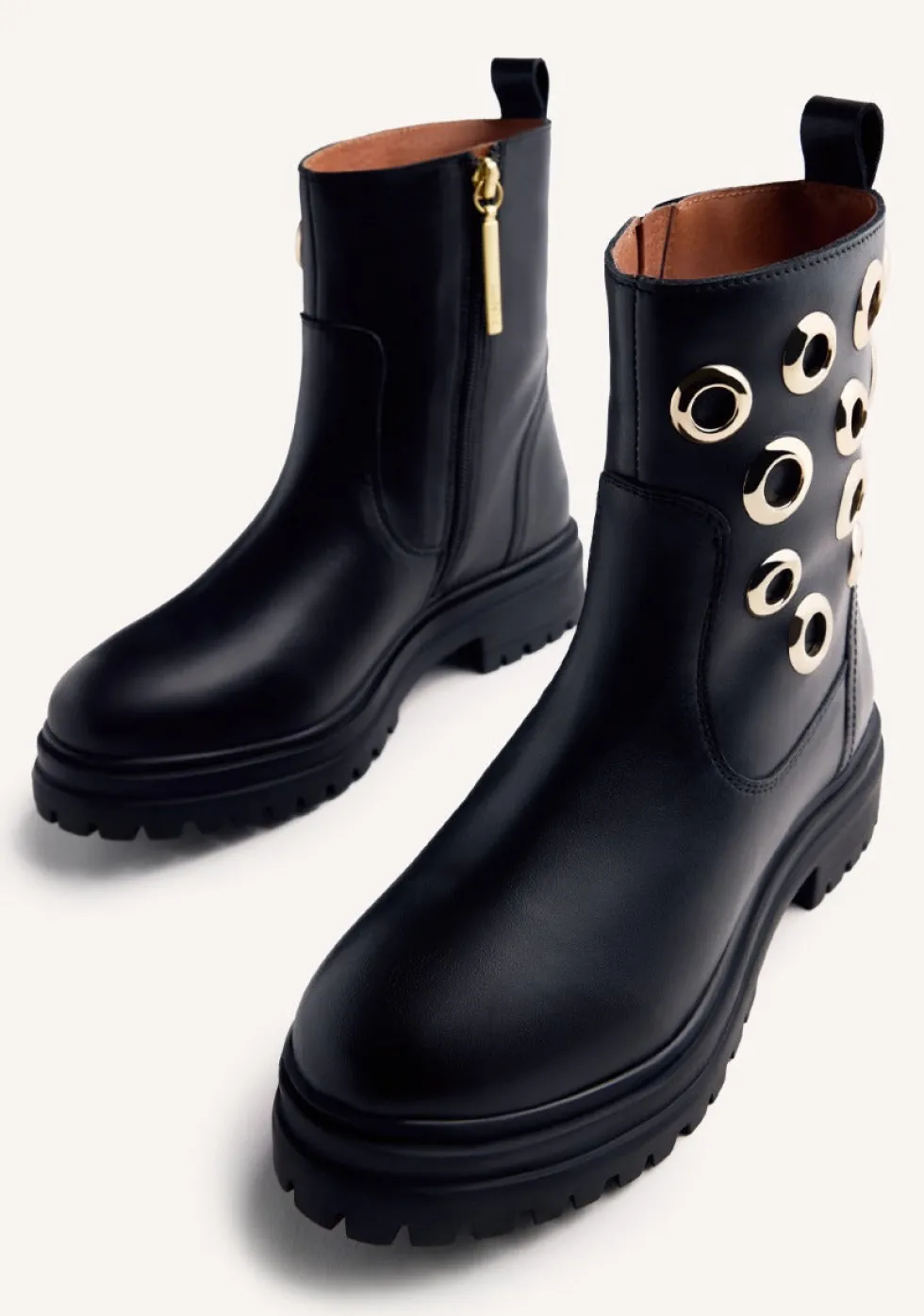 BOTINES PIEL OLLADOS ONAMIA