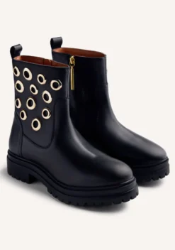 BOTINES PIEL OLLADOS ONAMIA