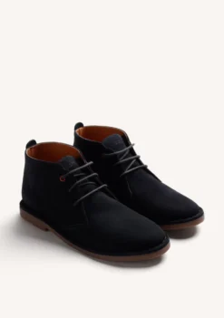 BOTINES SAFARI AZUL PIEL