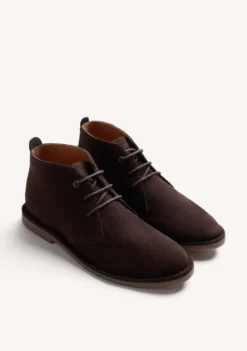 BOTINES SAFARI MARRÓN PIEL
