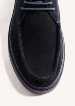 BOTINES WALLABEE AZUL PIEL
