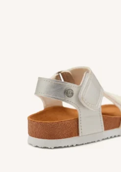 CHANCLAS DE SUELA BIO BLANCAS Y PLATEADAS CON GLITTER PARA NIÑA Y NIÑO ANGWING