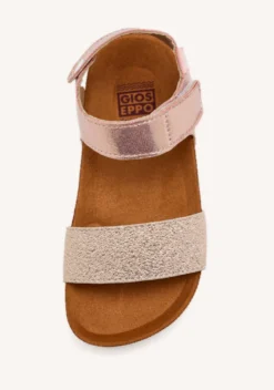 CHANCLAS DE SUELA BIO EN COBRE PARA NIÑA MOERS